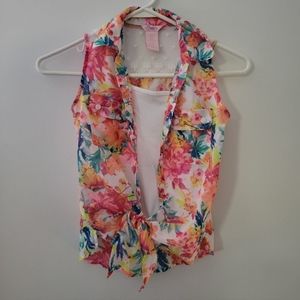 Candie’s Button Down Tank Top